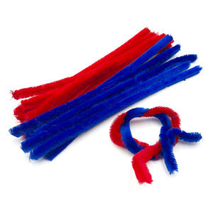 48 pièces 15 mm x 12 pouces, chenille artisanale jetable assortie de 6 couleurs, PLOMA E105 - Product Image 3