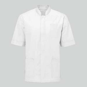 Tunique de barbier, coiffeur, unisexe, uniforme de salon, spa, coton de haute qualité, couleurs réfléchissantes personnalisées - Product Image 1