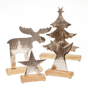 Estante con forma de árbol de ciervo de 4 piezas de diseño moderno, adornos decorativos de alta calidad para decoración de árbol de mesa, suministros decorativos largos - Product Image 1