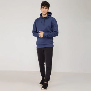OEM pull à capuche oversize pour hommes, grande taille, haut à manches longues, couleur unie 100% coton, technique de teinture unie pour l'hiver, échantillon gratuit - Product Image 3