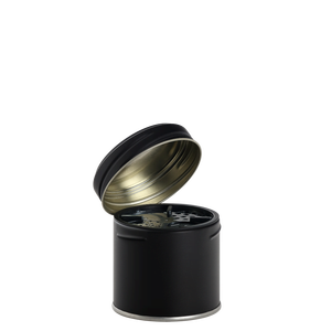 Barattoli per spezie 63/55 nero opaco 135 ml senza BPA con inserto per spruzzare - Product Image 1