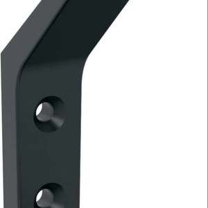 Bronze Aluminium Decorative Double Prong Wall <b>Hook</b> Wood Brass Metal for Coats Hats Backpacks Bags <b>Door</b> <b>Over</b> Bathroom Room Decor - Product Image 1