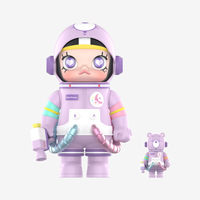 POP MART MEGA SPACE MOLLY 400%+100% Squid Game Ensemble de figurines à double échelle avec matériau PVC ABS PC