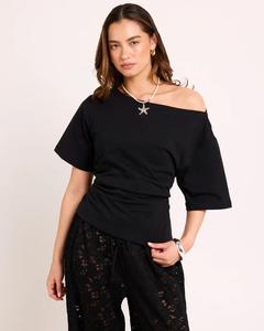 เสื้อยืดผู้หญิงแขนสั้นพิมพ์ลายสไตล์สตรีทแวร์ทรงหลวมใส่สบายเป็นมิตรกับสิ่งแวดล้อมสำหรับฤดูร้อน - Product Image 6