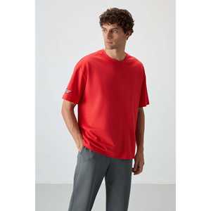 Camiseta Estampada de Corte Holgado para Hombre Fiesta, 100% Algodón, Jersey Texturizado Grueso 88369 - Product Image 3