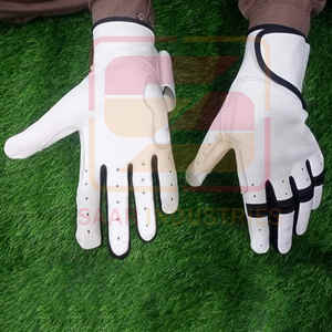 Meilleure vente Gants de baseball en cuir souple très confortables Gants de frappeur professionnels à longue sangle pour l'entraînement au frappeur - Product Image 1