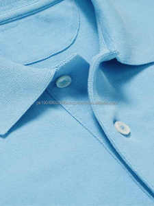 Polos personalizados de algodón orgánico para hombre 100% con logotipo, Camiseta de piqué suave de verano, ropa informal de alta calidad - Product Image 2