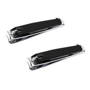 Wholesale High Quality Professional Carbon Steel Finger Nail Cutter Clipper Black <b>Small</b> Nail Clipper with File Pakistan - Product Image 1