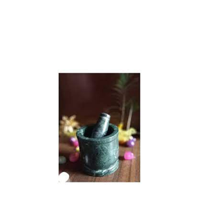 Mortero de mármol y Mazo de granito para uso en la cocina, pieza de diseño, producto en oferta - Product Image 5