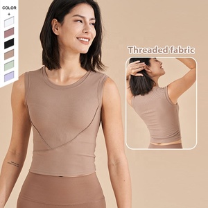 Top Deportivo de Gimnasio para Mujer, Personalizado para Hermandades, con Copa Fija, Efecto Reductor, Cintura Alta y Elástico, para Entrenamiento, Fitness y Yoga - Product Image 5