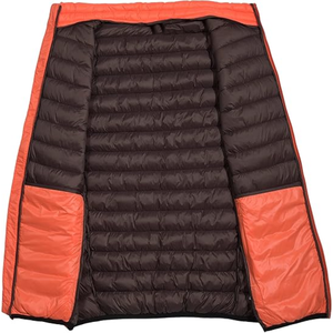 เสื้อแจ็คเก็ตแขนกุดสำหรับผู้ชายผ้าแคนวาสสำหรับฤดูหนาวผ้าแคนวาสแบบ100% มีปกตั้งโลโก้ด้านหน้า - Product Image 4