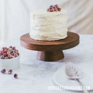 Support à gâteau en bois Acacia porte-gâteau en bois pour fête d'anniversaire maison cuisine pièce maîtresse décor au prix de gros - Product Image 5