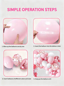 Party <b>Balloon</b> Decoration Set for Birthday & Holiday Celebrations - Product Image 5