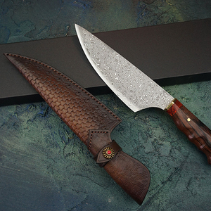 Cuchillo de Chef afilado forjado hecho a mano, cuchillo de Chef de acero de ALTO CARBONO DE Pakistán, cuchillo de cocina profesional de hoja afilada Premium de Pakistán - Product Image 6
