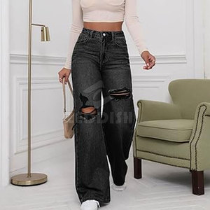 Marque de distributeur Pantalons Cargo pour femmes à vendre Pantalons Cargo pour femmes de couleur unie Pantalons Cargo multi-poches - Product Image 5