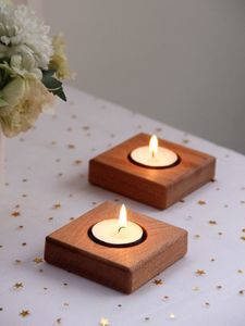 Porte-bougie votif ethnique en bois, décoration d'intérieur, centre de table festif, style ferme traditionnel, idée cadeau de Pâques, culturel - Product Image 3