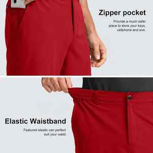 2025 Shorts de Golf décontractés pour hommes Meilleure vente Shorts de Sport personnalisables Léger 90% Polyester 10% Spandex Hommes Shorts de Golf - Product Image 3