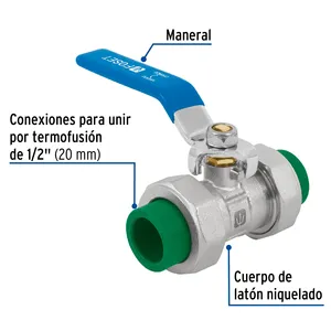 Valvola a sfera rimovibile a 6 unità in 1/2 \ "(20mm) scatola FOSET alimentazione manuale per acqua gasolio personalizzabile OEM supportato - Product Image 2