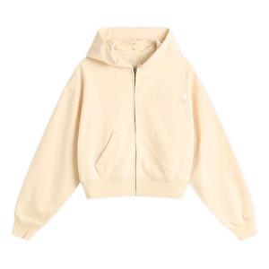 Sweat à capuche de luxe pour hommes 100% coton épais French Terry Boxy Fit pull à capuche personnalisé uni blanc Streetwear à capuche pour l'hiver - Product Image 2