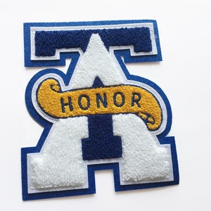 Patch brodé en tissu sergé de haute qualité, à coudre ou à repasser, décoration, grand logo personnalisé, patchs en chenille brodés de fleurs, chapeau - Product Image 6