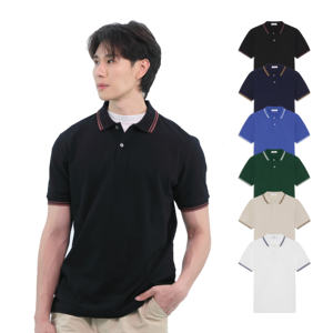 เสื้อโปโลสั่งทำลาย100% กางเกงขาสั้นผ้าฝ้ายเปล่าป้องกันการหดตัว biowash 210 GMS - Product Image 1