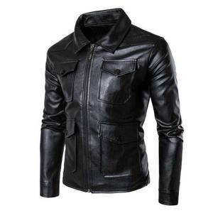 Bonne vente Veste en cuir véritable durable pour hommes Services Prix de gros Veste en cuir pour hommes - Product Image 5