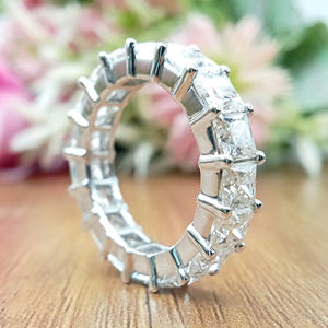 D'vins Jewels แหวน2ct เพชรแบบคลาสสิกที่ปูด S925เพชรได้รับการรับรองจาก GIA หมั้นหมั้นแต่งงานปลูกในห้องทดลองสำหรับเจ้าหญิงตัด - Product Image 3