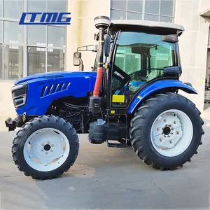 中国4WD 45hp 60hp hp 90hp车轮农场牵引车agricolas犁头牵引车traktor 4WD牵引车价格出售