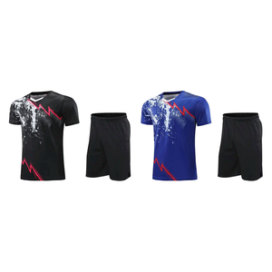 Nouvel arrivage d'uniforme de tennis à la mode Vêtements de badminton Maillot de tennis respirant avec logo personnalisé Uniforme de badminton de haute qualité - Product Image 3