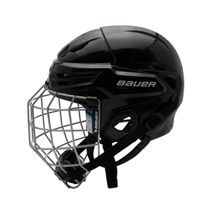 Casque de hockey Bauer Re-Akt 55 avec masque intégré - Noir senior, taille moyenne - Product Image 2