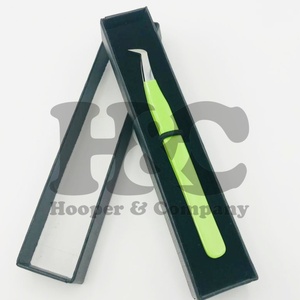 Nouvelle pointe pointue 65 degrés Volume extension de cils pince à épiler Top vente vison travail rapide pince à cils OEM accepter pince à épiler durable - Product Image 1