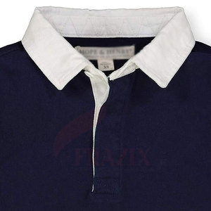 เสื้อโปโลรักบี้ผู้ชายใส่สบายแห้งเร็วเสื้อโปโลรักบี้ผ้าฝ้ายโพลีเอสเตอร์เสื้อโปโลสำหรับผู้ชาย - Product Image 6