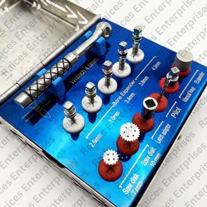 Kit de recortadora dental con brocas de trépano, punzones guía y tejido, discos de sierra y caja de esterilización, Kit completo de cirugía de implantes - Product Image 4