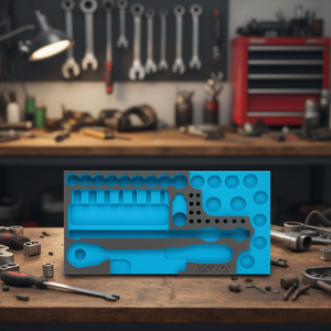 Inserto de Espuma Suave de 2 Componentes Hazet para Estuches de Herramientas 954 N - Product Image 3