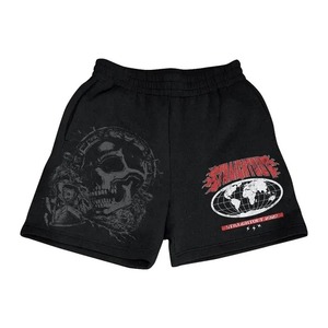 Pantalones cortos de algodón personalizados Unisex diseñador corto baloncesto sudor 3D pantalla espuma Puff estampado pantalones cortos para hombres - Product Image 1