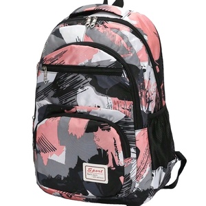 Customized Lightweight Korean Style Unisex <b>Backpack</b> Simple Fashionable Casual College Middle School Design Polyester Letter - Product Image 1