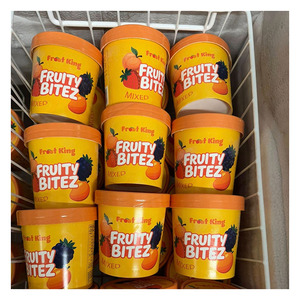 Tazas de helado Bitez afrutado de calidad superior Precio de fábrica de calidad Sabores surtidos Mango Coco Lychee Passionfruit Chocolate - Product Image 1