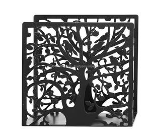 A la venta, servilletero de mesa con árbol y pájaro, organizador de mesa de almacenamiento de cocina, acero inoxidable a precios al por mayor - Product Image 3