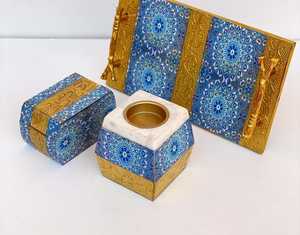 Porte-bâton d'encens en bois avec plateau Brûleur d'encens en bois fait à la main Attrape-cendres - Product Image 6