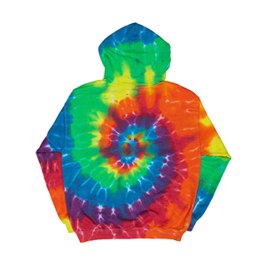 Sudadera con Capucha Extra Grande de Felpa de Poliéster/Algodón Personalizada con Estampado Tie Dye, Estilo Urbano, para Mujer, Talla Grande, Invierno, con Pedrería Bordada, al por Mayor - Product Image 4