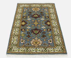 Alfombra de Lana Anudada a Mano Oushak, Alfombra Vintage para Dormitorio, Cocina, Habitación Infantil, Tamaño Personalizado, Juego Colorido para Decoración del Hogar - Product Image 1