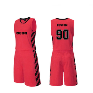 Ensemble de maillots de basket-ball pour hommes adultes, design personnalisé, respirant, logo imprimé par sublimation, uniforme d'entraînement de basket-ball uni - Product Image 5