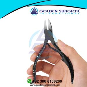 Tijeras para Manicura, Alicates Negros para Uñas Encarnadas, Cortaúñas, Cortador de Cutículas, Herramienta para Pedicura, Removedor de Piel Muerta - Product Image 3