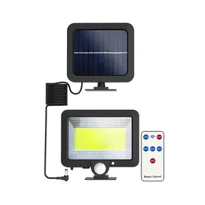50W produk baru lampu sorot tenaga surya Led taman Ip65 tahan air luar ruangan dengan pengendali jarak jauh