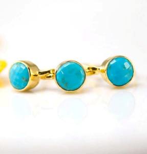 Summer Season Multiple Colors Raw Crystal Stone Prong <b>Set</b> 925 Sterling Silver Gold Plated <b>Ring</b> Adjustable <b>Women</b> Jewelry <b>For</b> Her - Product Image 4