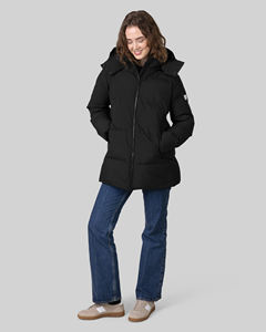 Veste matelassée pour femme, nouvelle conception, vente en gros personnalisée, légère, matelassée, vêtements d'extérieur d'hiver, style streetwear avec sublimation personnalisée - Product Image 4