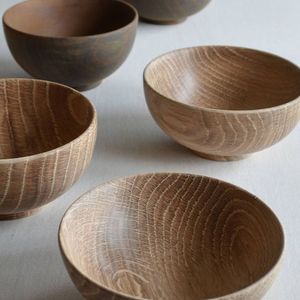 BOL DE SERVICE EN BOIS COMPLET FAIT À LA MAIN Écologique Très Durable Ménage Bois de Bambou Pâte à Salade Bols à Fruits pour Restaurant - Product Image 3