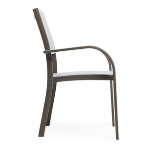 Silla de comedor moderna Solana, muebles Suar de caoba de teca con acabado de Roble gris para el hogar, la Oficina y el apartamento 121071 - Product Image 3