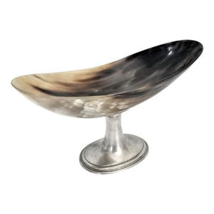 Nouveautés de haute qualité Plat à épices en corne de buffle au design moderne avec cuillère disponible en vrac quantité à vendre - Product Image 1