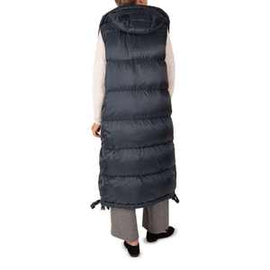 แจ็กเก็ตแบบขนเป็ดสำหรับผู้หญิงเสื้อคลุมไม่มีแขนยาวผ้าไนลอนแฟชั่นสำหรับฤดูใบไม้ผลิฤดูหนาว2022 - Product Image 6